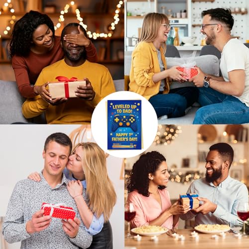 First Father's Day Card for Husband - Gaming Theme New Dad Gift