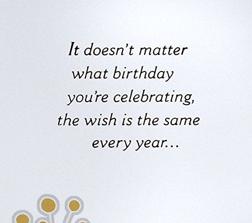 Hallmark Birthday Card for Son - For You, Son - Flowers Design with Gems