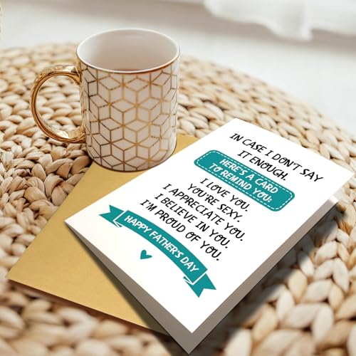 Romantic Father's Day Card for Husband | Love and Appreciation