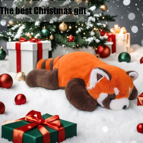 Red Panda Stuffed Animal Plush Toy, 11.8in Soft Hugging Pillow