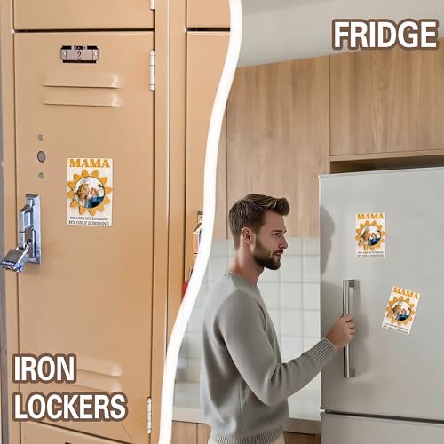 Mom Magnetic Picture Frame for Refrigerator - Mother's Day Gift