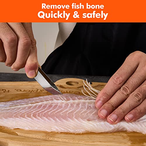 Rainspire Stainless Steel Fish Bone Tweezers Remover Tool Set