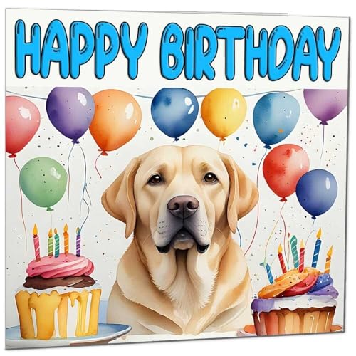 Labrador Birthday Card - Premium Quality Eco-Friendly Design