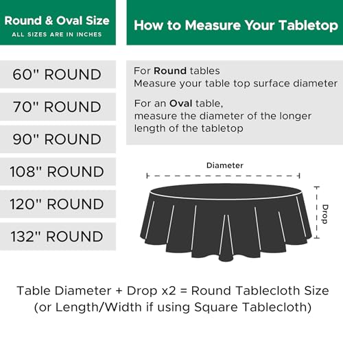 Christmas Red Round Tablecloth 70 Inches Holiday Winter Textured Xmas Cover - Variation of THIS listing