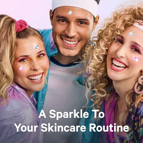 Sosky Holographic Pimple Patches 48ct - Cute Hydrocolloid Acne Stickers with Salicylic Acid