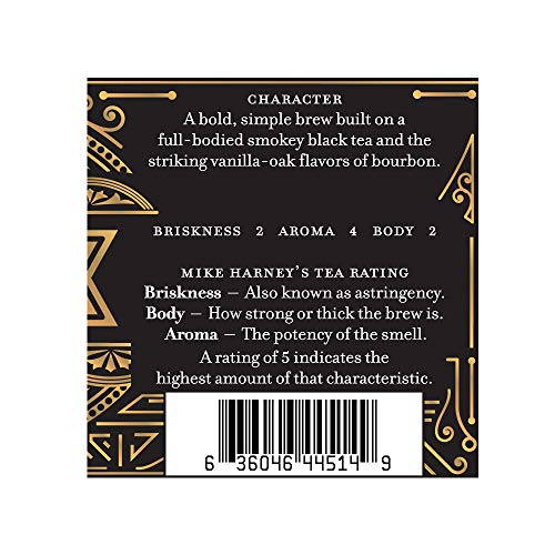 Harney & Sons Black Cask Bourbon Loose Leaf Black Tea, 4 oz Decorative Tin