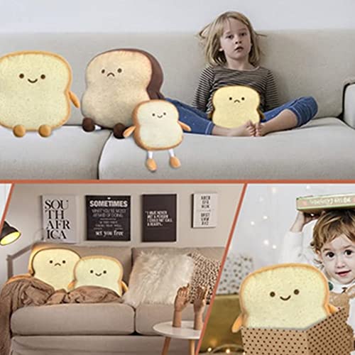 OUKEYI Funny Toast Bread Pillow - Soft Plush Toy for Kids & Adults