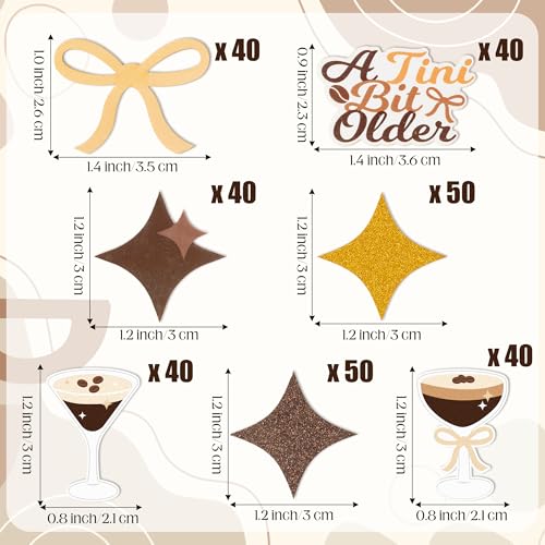 BeYumi Espresso Martini Confetti - 300pcs for Adult Parties