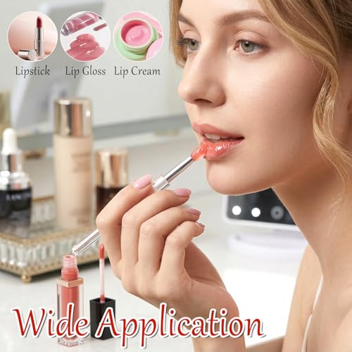 24Pcs Silicone Lip Mask Applicator and Lipstick Brush Set, Reusable