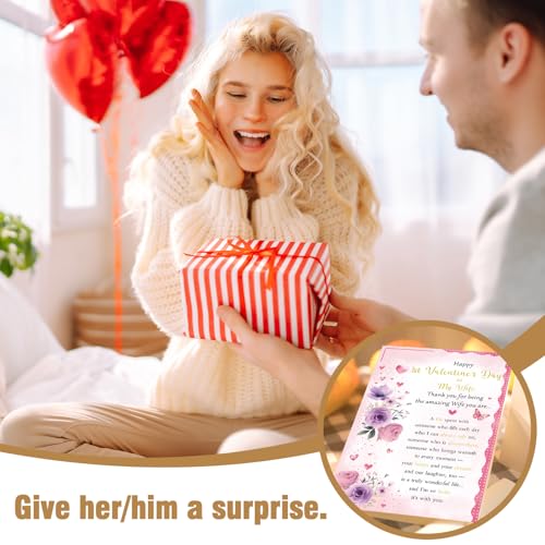1st Valentines Day Card for Wife from Husband - Romantic Greeting Card