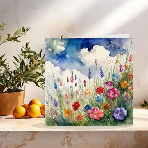 Premium Eco-Friendly Birthday Card with Beautiful Nature Design