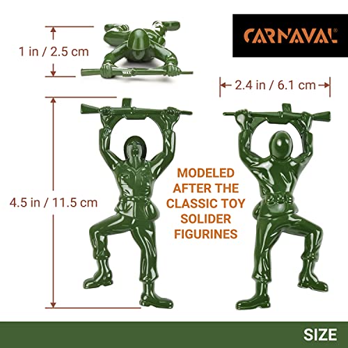 Carnaval Green Army Man Bottle Opener - Metal Soldier Design