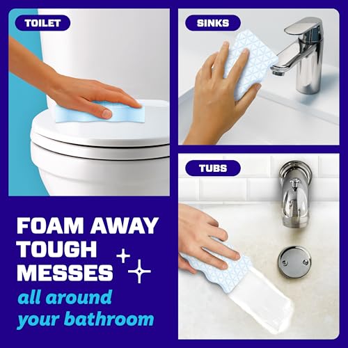 Mr. Clean Magic Eraser Bathroom Cleaning Sponges, 7ct with Febreze Lavender Scent