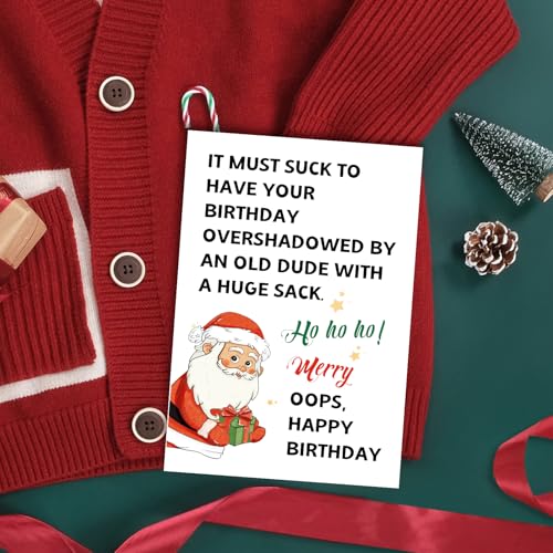 Funny Christmas Birthday Card for Him or Her - Goroar