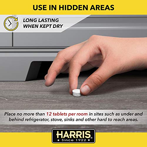 Harris Roach Tablets - Boric Acid Insect Killer (6 oz, 145 Tablets)