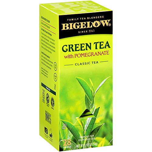 Bigelow Green Tea with Pomegranate, 28 Foil-Wrapped Tea Bags