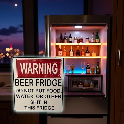 Funny Beer Fridge Magnet - Hilarious Kitchen Decor Gift