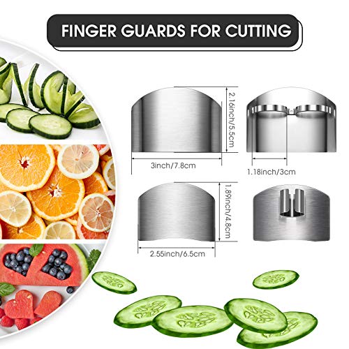 Patelai Finger Guards - 6-Piece Adjustable Knife Protectors for Safe Food Chopping