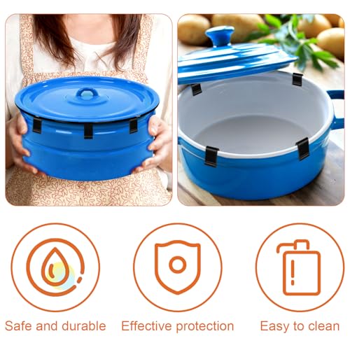 Gosknor 12pcs Dutch Oven Lid Protector Clips - Silicone Kitchen Accessories