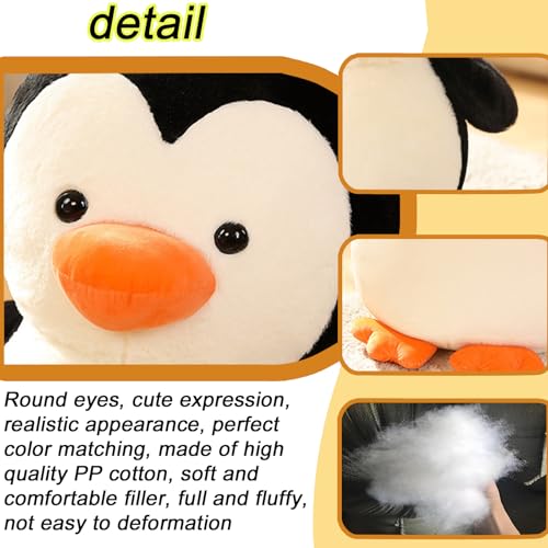 8.7 Inch Penguin Stuffed Animal Plush Pillow for Kids and Adults