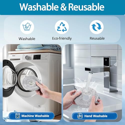 Dreame Robot Vacuum Mop Pads - 2-Pack Washable Microfiber Replacement