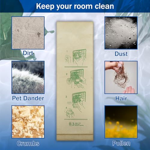 4 Pack Replacement Vacuum Bags for Windsor & Sebo Models