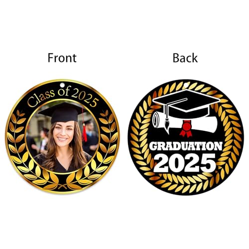 Personalized Graduation Ornament 2025 - Acrylic Photo Frame