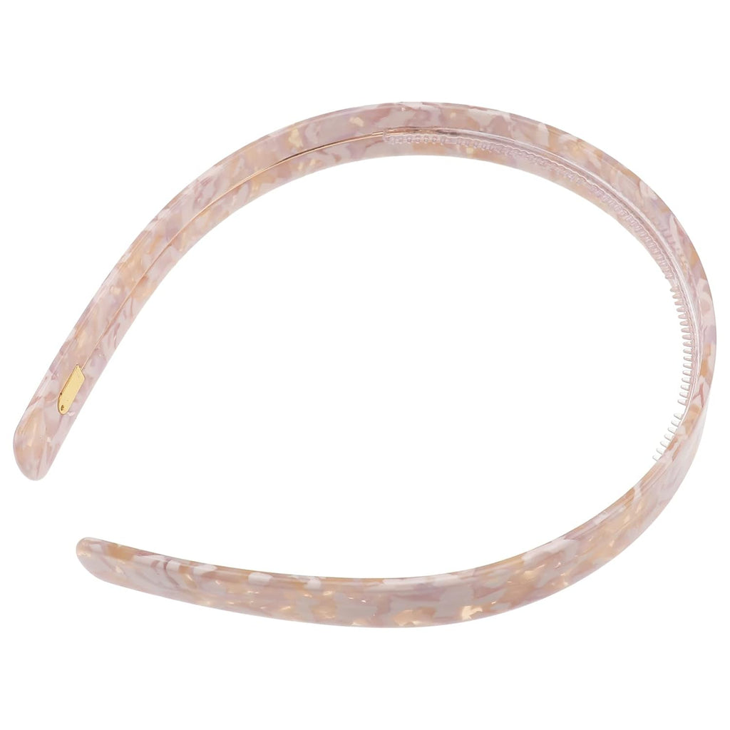 Uonlytech Tortoiseshell Hairband - Non-Slip Acetate Shower Headband for Face Washing | Stylish Women's Accessory 5.5 X 4.9 in
