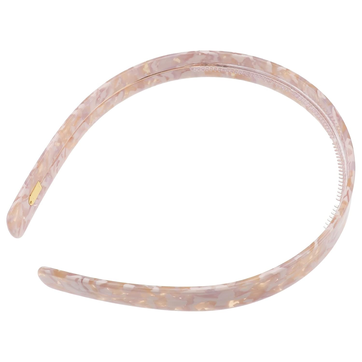 Uonlytech Tortoiseshell Hairband - Non-Slip Acetate Shower Headband for Face Washing | Stylish Women's Accessory 5.5 X 4.9 in