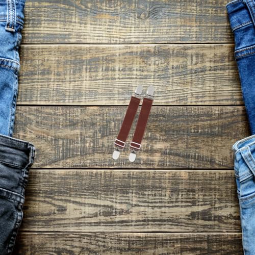 POPETPOP Adjustable Bed Sheet Clips - Elastic Fasteners for Mattress & Sofa Covers