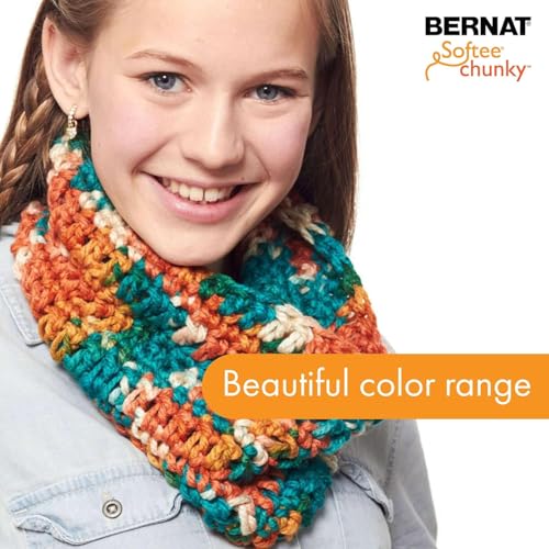 Bernat Softee Chunky Yarn - 3.5 Oz Super Bulky Pumpkin
