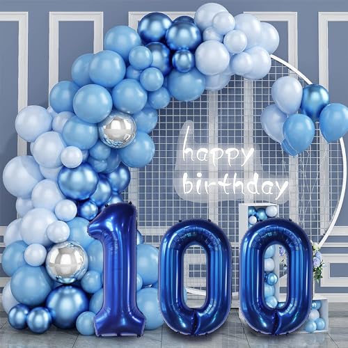 40 Inch Navy Blue Number 20 Foil Balloon for Birthday & Wedding