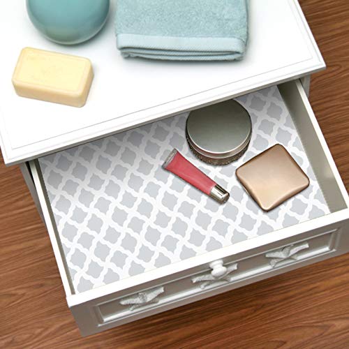 Con-Tact Creative Covering Self-Adhesive Shelf Liner 18'' x 16' Glacier Gray