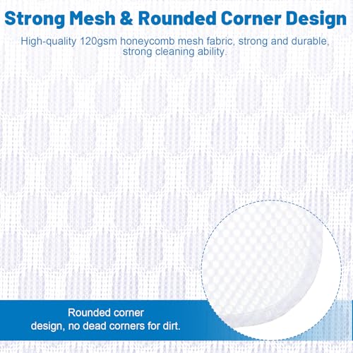 6-Pack Medium Honeycomb Mesh Laundry Bags for Delicates - 12x16 Inches