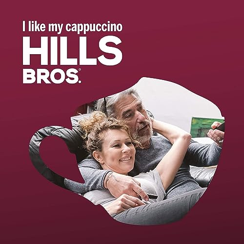 Hills Bros Instant Decadent Classic Cappuccino Mix with a Hint of Sweetness, Easy to Use and Convenient, Enjoy Coffeehouse Flavor at Home, Frothy, 14 Oz (Pack of 3)