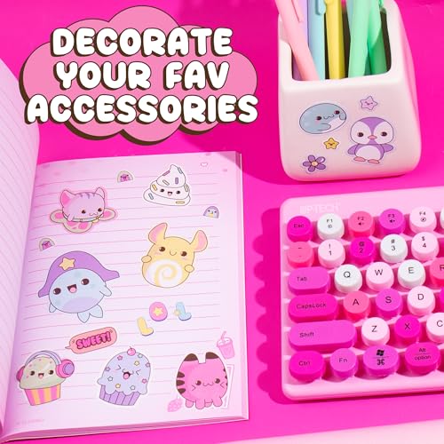 Just My Style Kawaii Sticker Book, 1500+ Cute Stickers for Scrapbooking