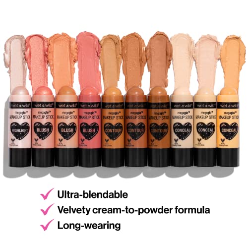Wet n Wild MegaGlo Makeup Stick Conceal and Contour Brown Oak's On You
