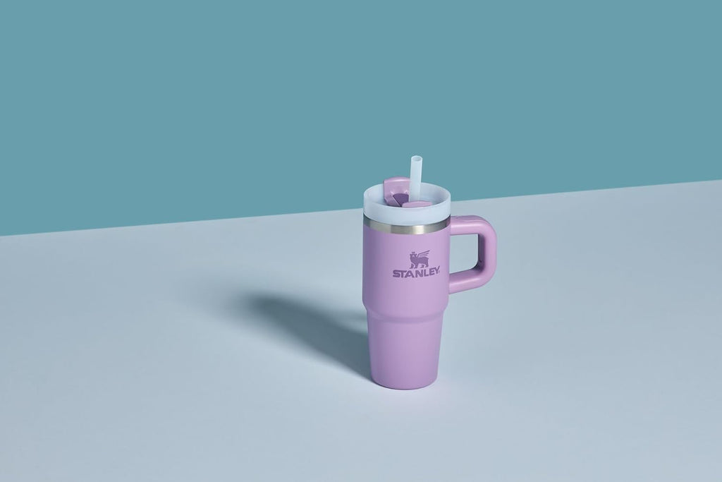 STANLEY Quencher H2.0 Tumbler - 20 oz Insulated Stainless Steel Cup with Handle & Straw | BPA-Free | Lilac