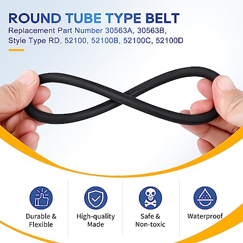 10 Pack Sanitaire Vacuum Cleaner Belts 30563B - Compatible & Durable