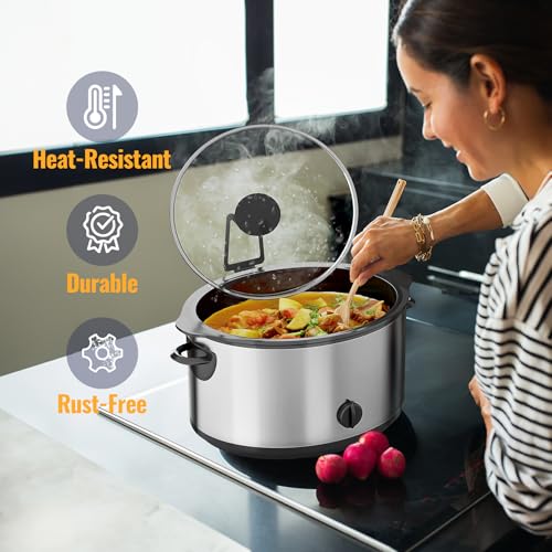NiHome Slow Cooker Lid Holder for Hands-Free Cooking