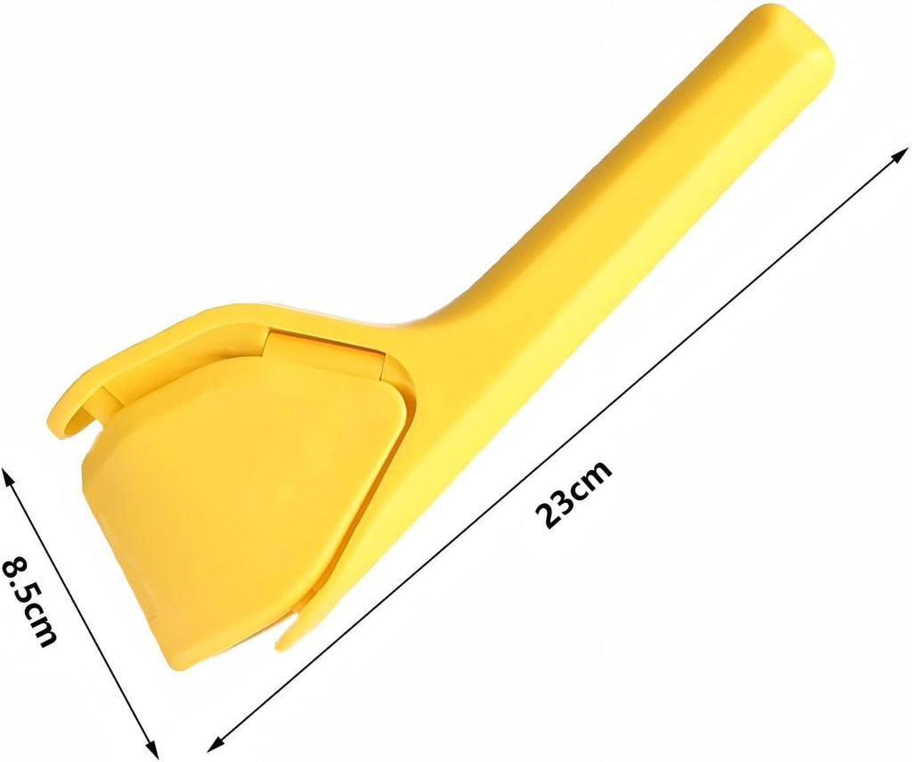 Skiennix Lemon Squeezer - Effortless Manual Citrus Juicer | Fold-Flat Design, Sturdy & Compact (Yellow)