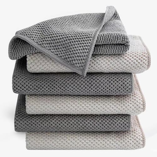 6-Pack Microfiber Barista Towels for Espresso Machines 12"x12"