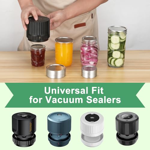 52 Pcs Mason Jar Canning Lids - Regular & Wide Mouth Leak-Proof Set