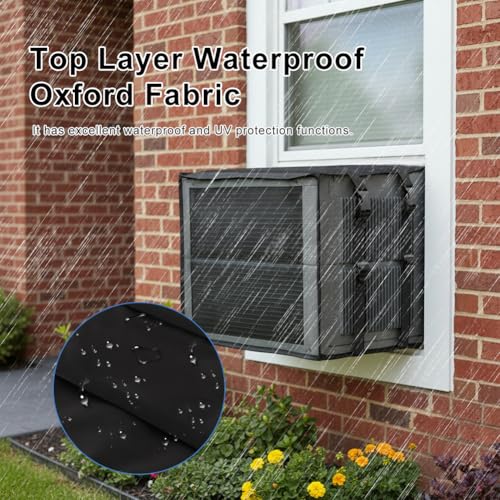 Lovarisse Mesh Air Conditioner Cover - 17" x 11.8" x 13" for All-Weather Protection