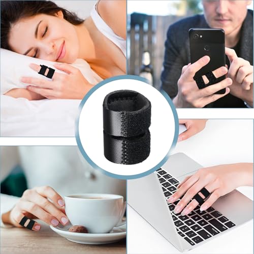 5Pcs Thumb Splints, Trigger Finger Splint, Finger Brace for Arthritis, Straightening, Broken, Finger Support Fits Thumb - Middle - Ring - Index - Pinky Fingers