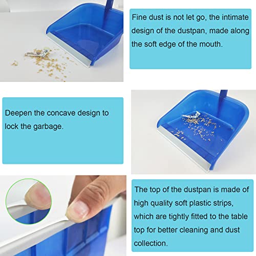 2 Pack Dustpan Edge Replacement Strips for Broom & Dustpan Sets - Soft Plastic Seal