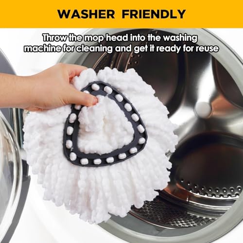 O-Cedar Spin Mop Replacement Heads, 6-Pack Microfiber Refills