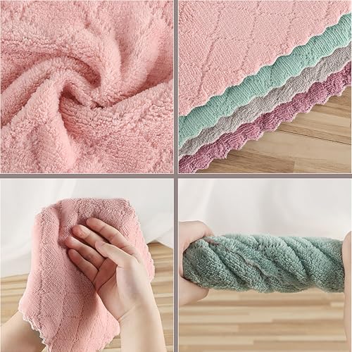 Reusable Microfiber Kitchen Cleaning Cloths - Super Absorbent 32 Pack