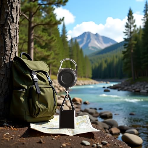 2Pcs Lighter Clip,Retractable Lighter Belt,Anti Lost Retractable Cover,Keychain Belt,Leash For Fishing Hiking,Protective Cover For Camping,Leash