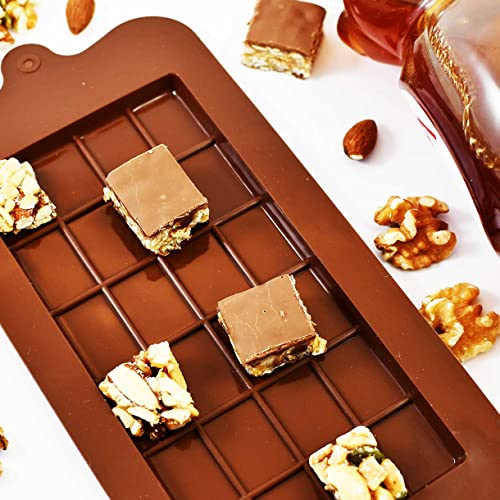 Dubai Style Pistachio Chocolate Bar Mold - 2-Pack Silicone Molds